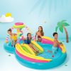 Floats & Toys INTEX | Rainbow Funnel Inflatable Play Center W/ Slide