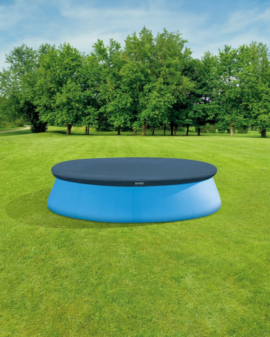 Above Ground Pools INTEX | Pool Cover For 10' Easy Set Swimming Pools