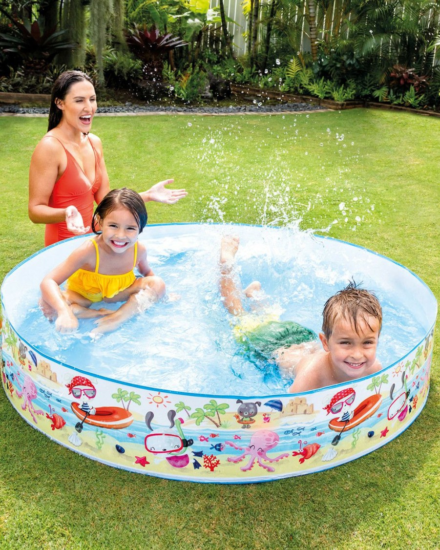 Above Ground Pools INTEX | Snapset® Fun At The Beach Kiddie Pool - 5' X 10"