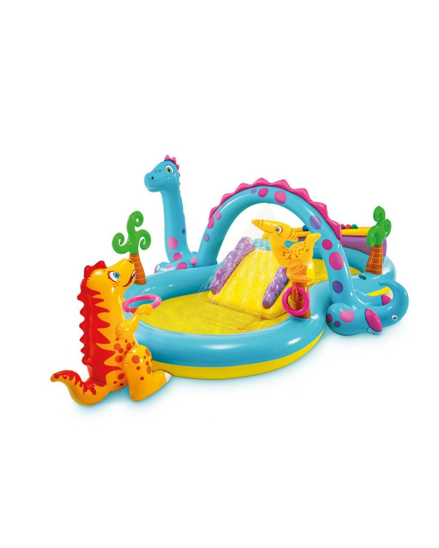 Floats & Toys INTEX | Dinoland Inflatable Play Center W/ Slide