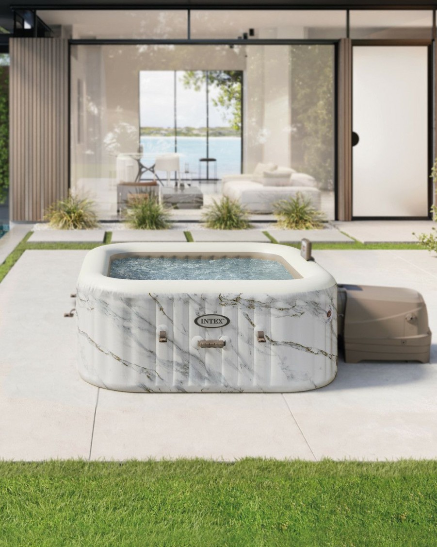 Spas INTEX | Purespa™ Calacatta Jet And Bubble Deluxe Set - 4 Person