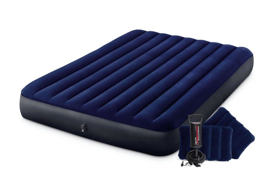 Air Mattresses INTEX | Dura-Beam® Standard Downy Air Mattress 10" Queen W/ Hand Pump