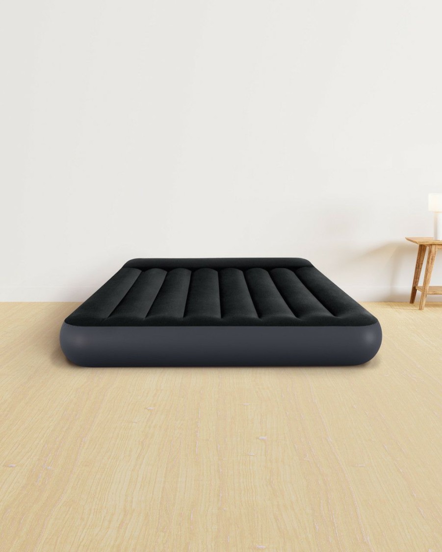 Air Mattresses INTEX | Dura-Beam® Standard Pillow Rest Air Mattress 10" Full W/ Built-In Electric Pump