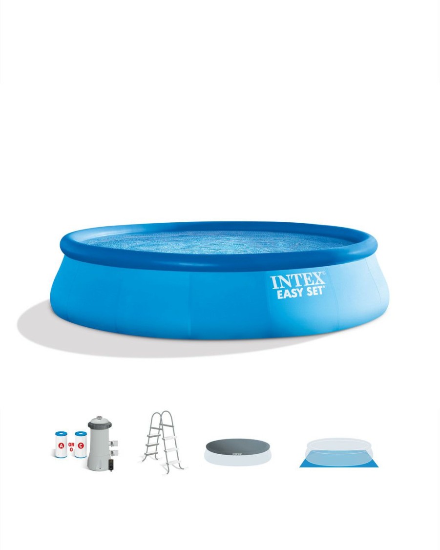 Above Ground Pools INTEX | Easy Set® 15' X 42" Inflatable Pool W/ Filter Pump