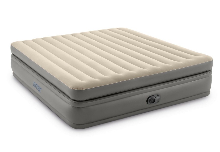 Air Mattresses INTEX | Dura-Beam® Plus Prime Comfort Air Mattress 20" King W/ Built-In Electric Pump