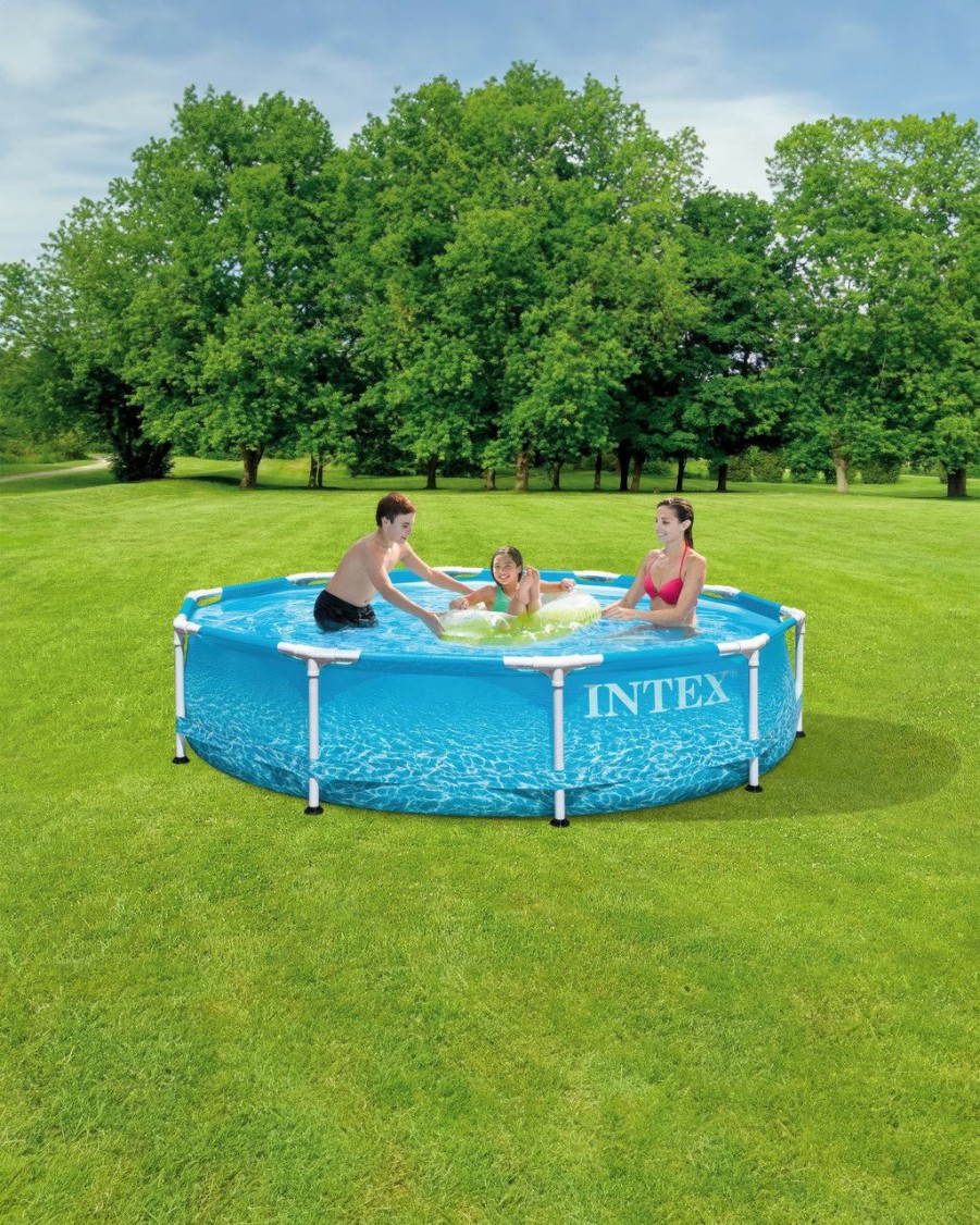 Above Ground Pools INTEX | Beachside Metal Frame 10' X 30'' Above Ground Pool