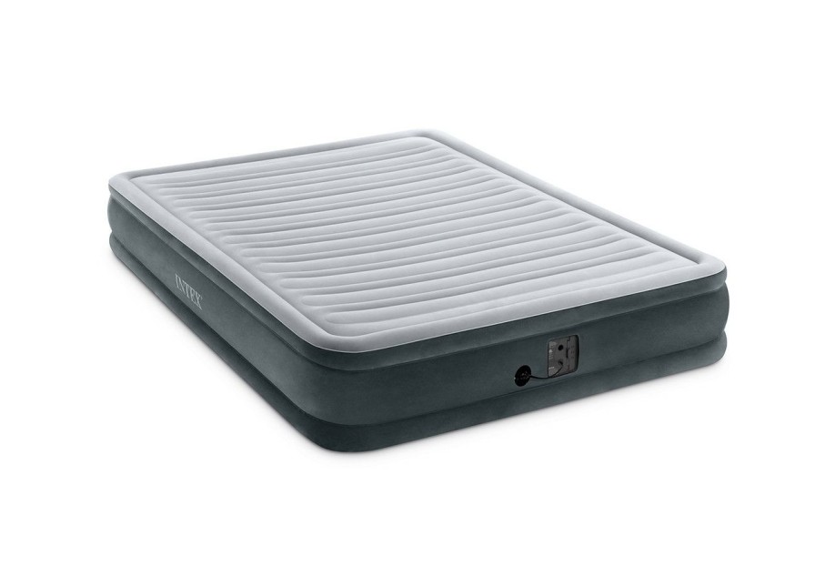 Air Mattresses INTEX | Dura-Beam® Deluxe Comfort-Plush Air Mattress - 13" Queen W/ Built-In Electric Pump