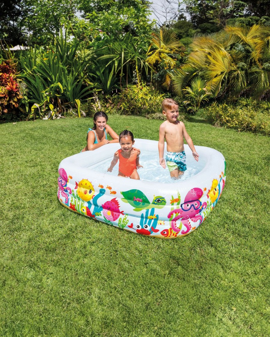 Above Ground Pools INTEX | Sea Aquarium Inflatable Pool