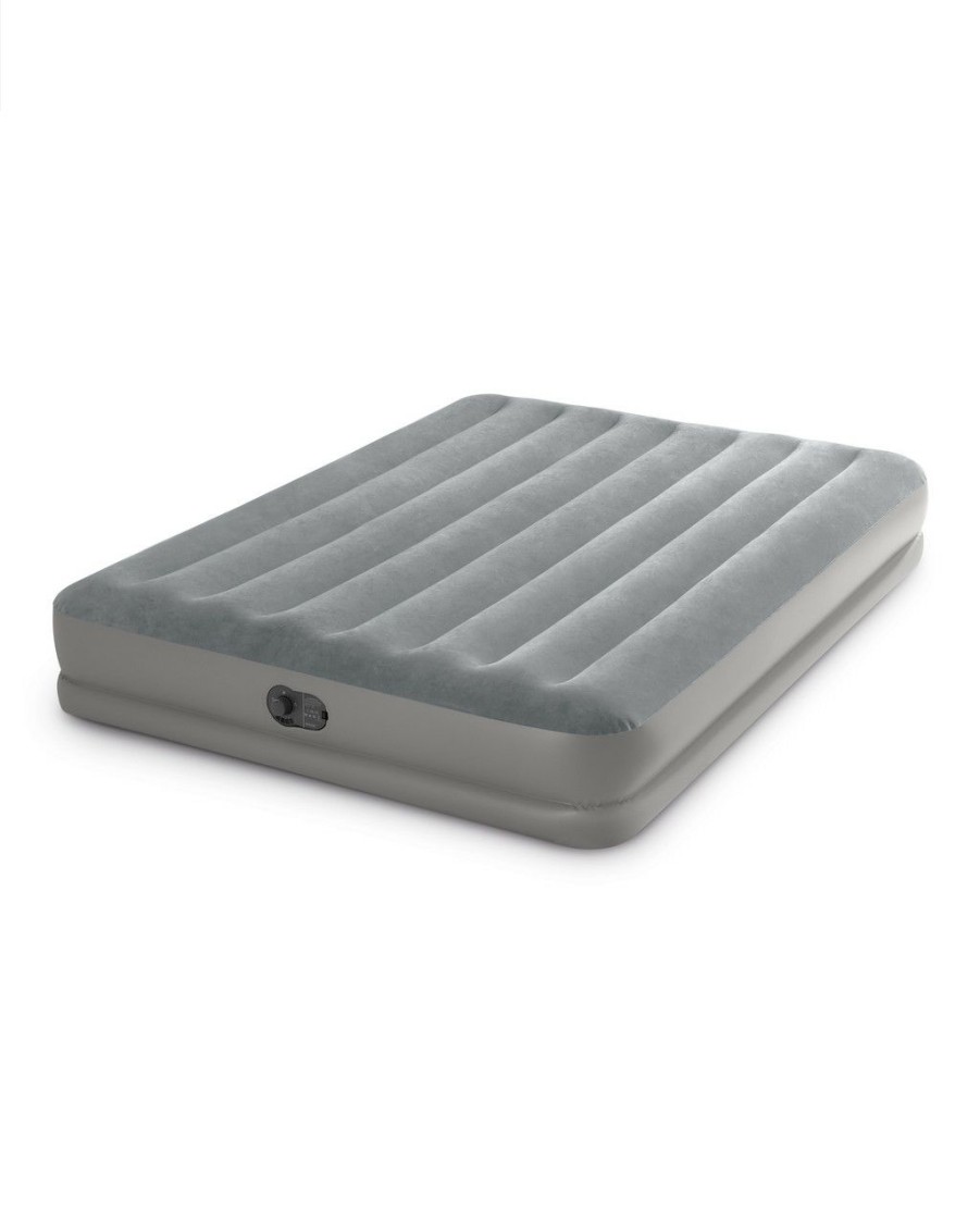 Air Mattresses INTEX | Dura-Beam® Standard Prestige Air Mattress 12" Queen W/ Built-In Usb Electric Pump