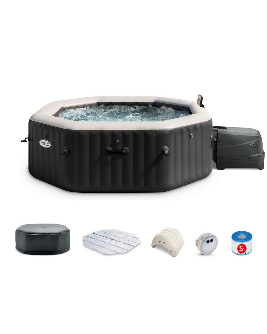 Spas INTEX | Purespa™ Jet And Bubble Deluxe Inflatable Hot Tub Set - 6 Person