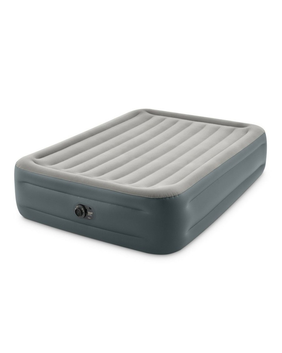 Air Mattresses INTEX | Dura-Beam® Plus Essential Rest Air Mattress 18" Queen W/ Built-In Electric Pump