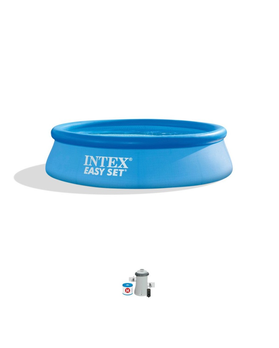 Above Ground Pools INTEX | Easy Set® 10' X 30" Inflatable Pool W/ Filter Pump