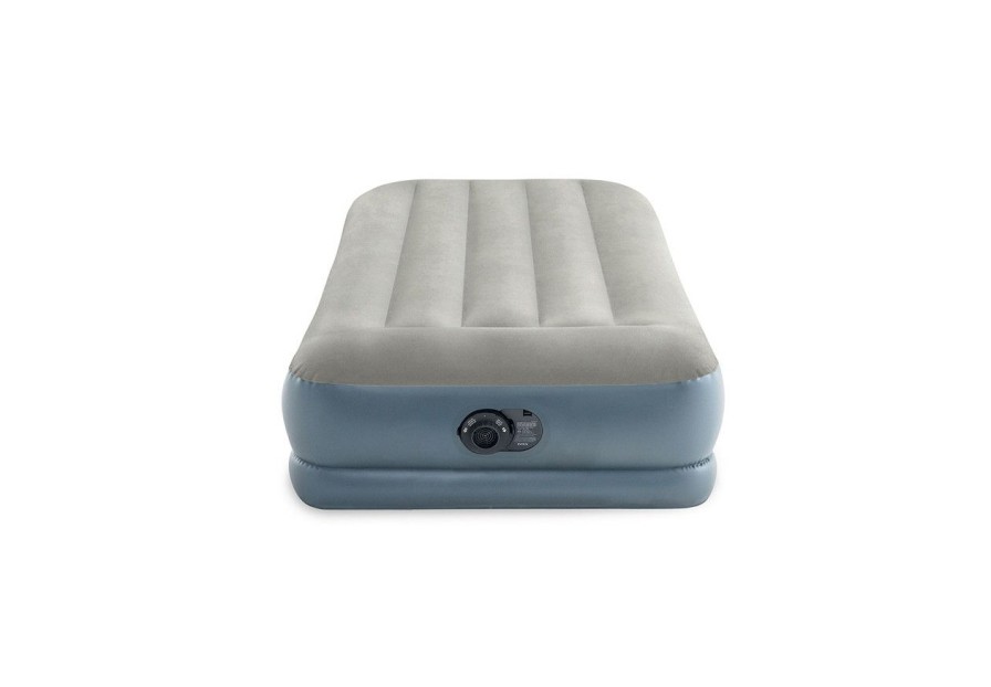 Air Mattresses INTEX | Dura-Beam® Standard Pillow Rest Air Mattress 12" Twin W/ Built-In Electric Pump