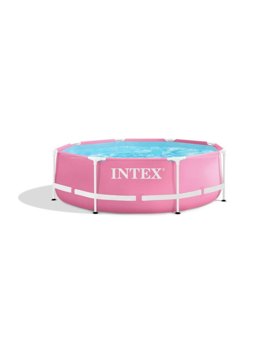 Above Ground Pools INTEX | Pink Metal Frame Above Ground Pool - 8' X 30"