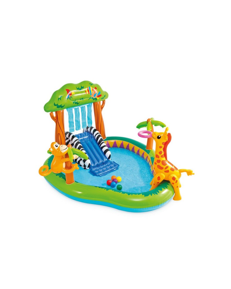 Floats & Toys INTEX | Jungle Inflatable Play Center W/ Slide