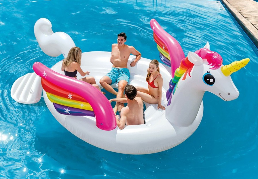 Floats & Toys INTEX | Unicorn Party Inflatable Pool Island Float