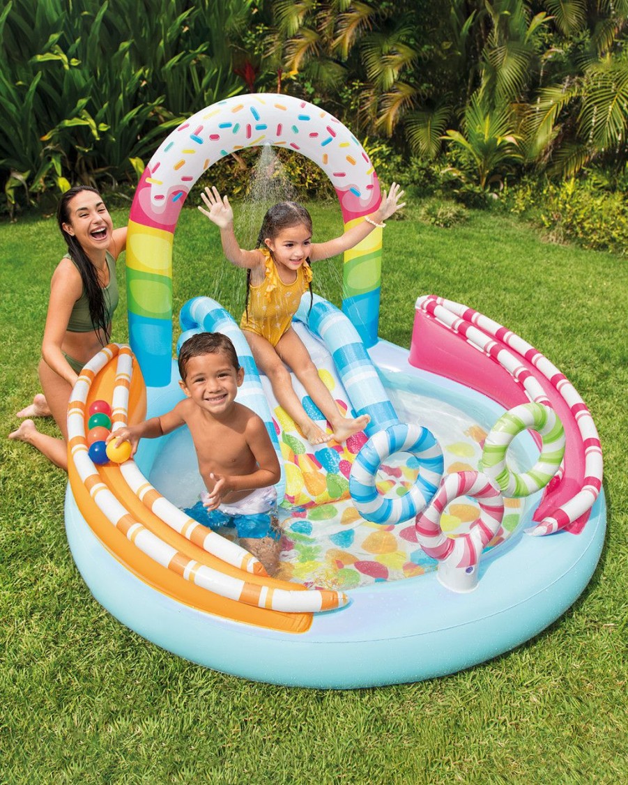 Floats & Toys INTEX | Candy Fun Inflatable Play Center W/ Slide