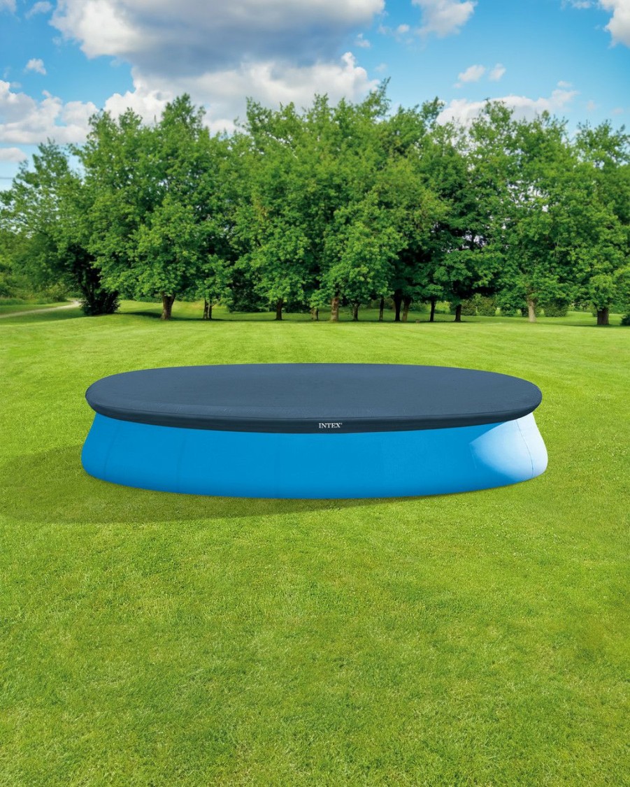 Above Ground Pools INTEX | Pool Cover For 15' Easy Set Swimming Pools