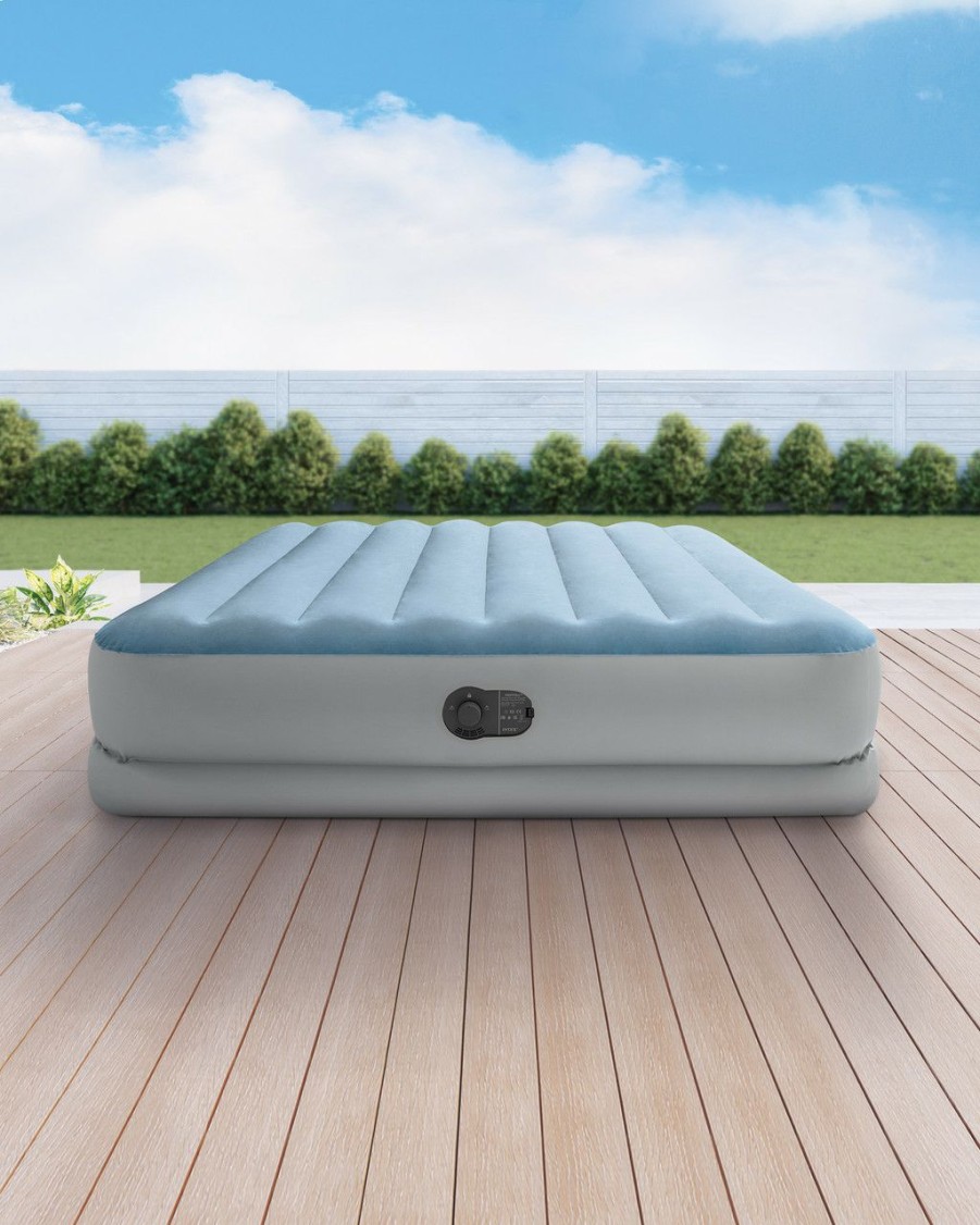 Air Mattresses INTEX | Dura-Beam® Plus Comfort 14" Queen Air Mattress W/ Built-In Usb Pump