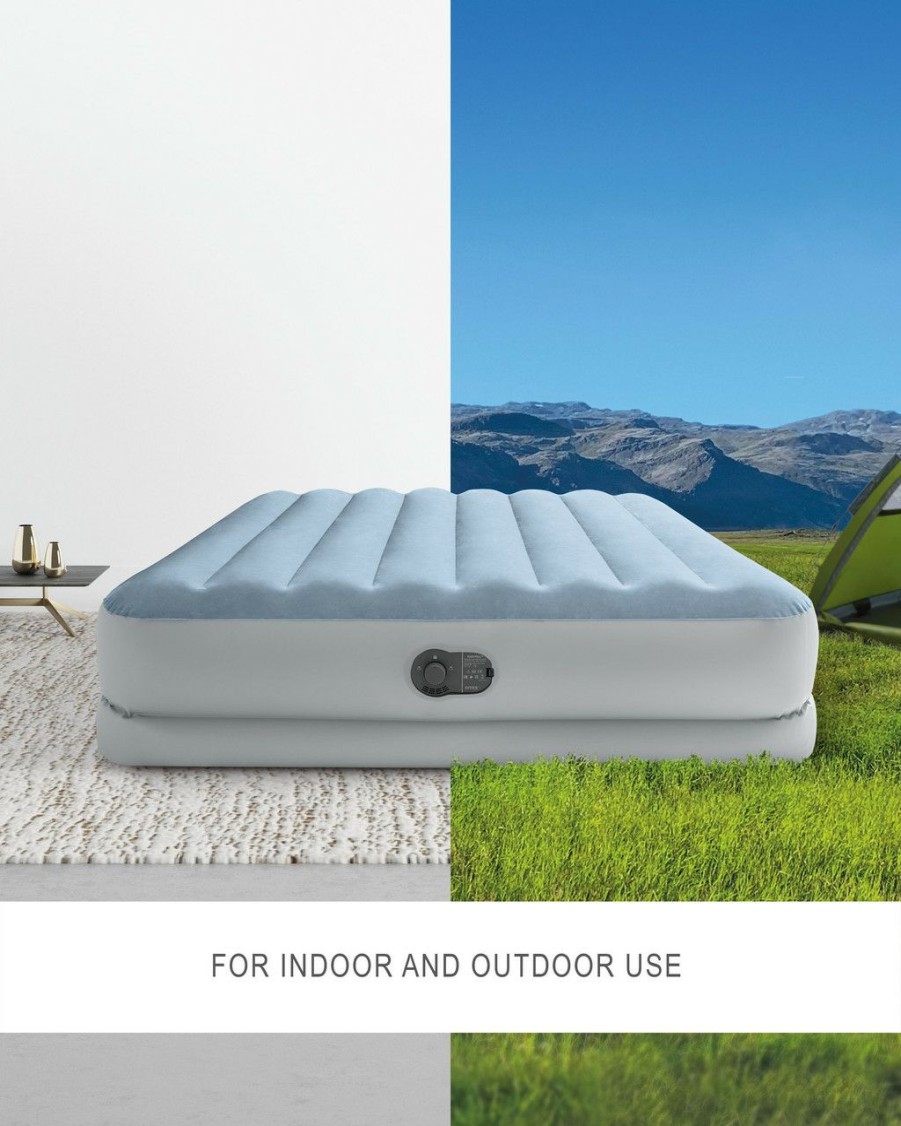 Air Mattresses INTEX | Dura-Beam® Plus Comfort 14" Queen Air Mattress W/ Built-In Usb Pump