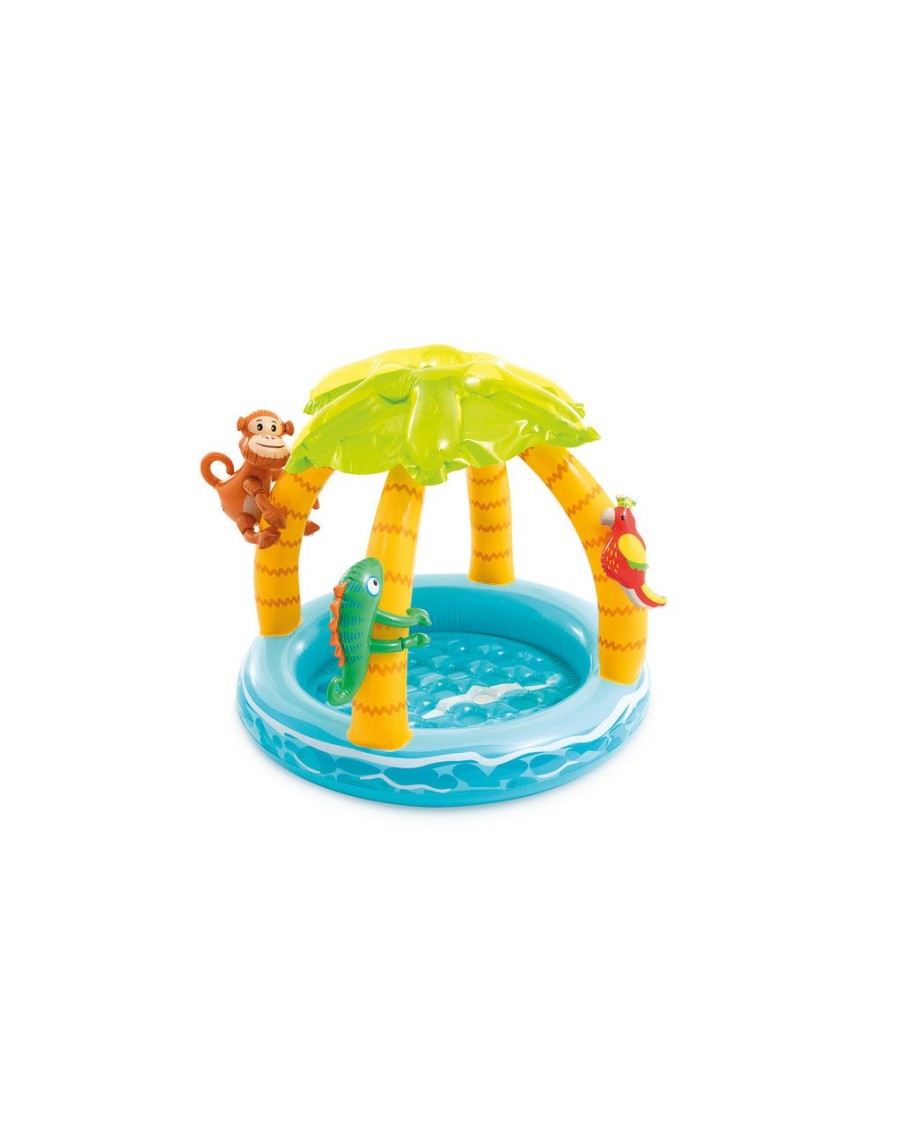 Above Ground Pools INTEX | Tropical Island Inflatable Kiddie Pool