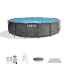 Above Ground Pools INTEX | Greywood Prism Frame™ 15' X 48" Above Ground Pool Set