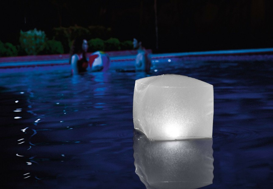 Above Ground Pools INTEX | Led Floating Cube Pool Light