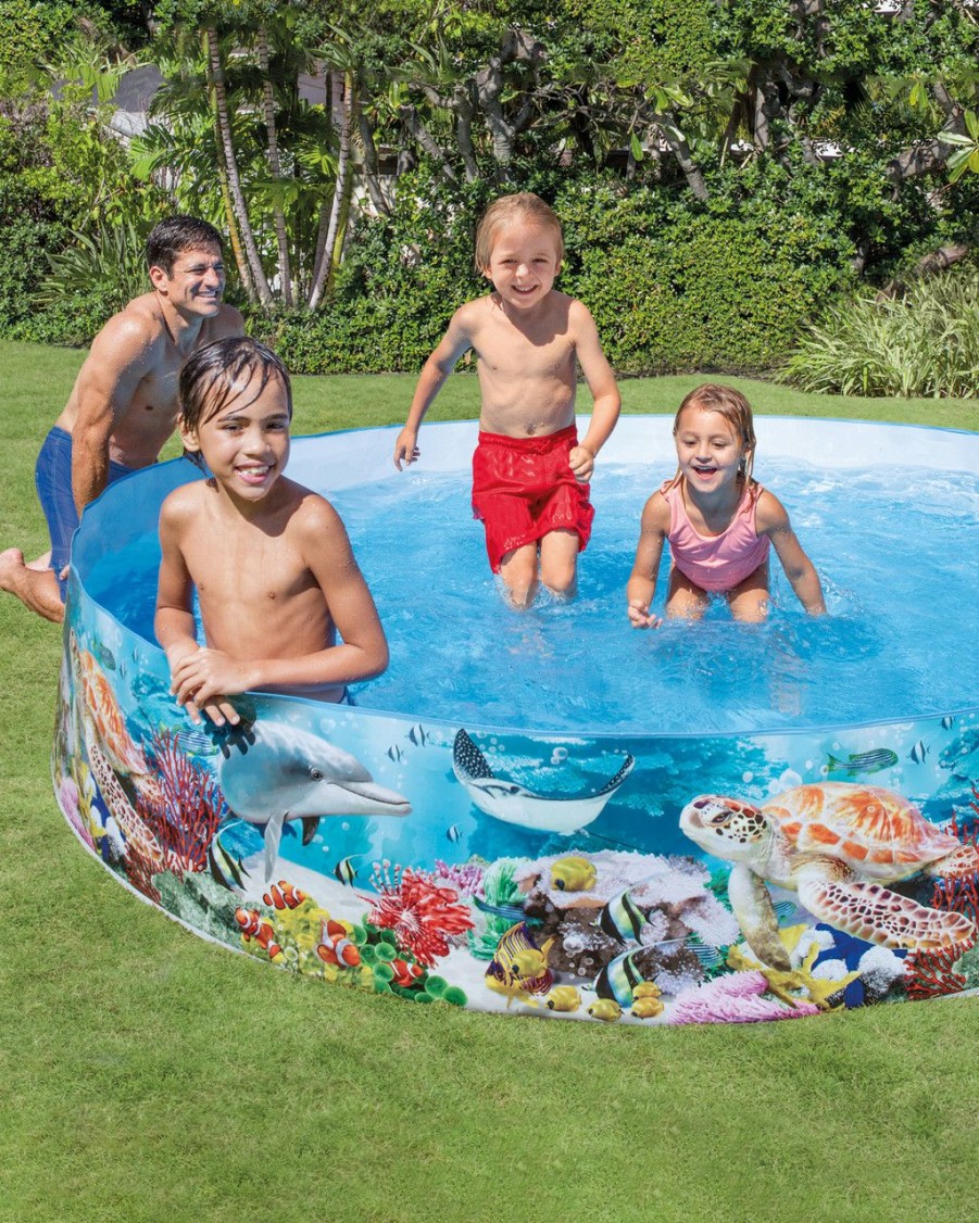 Above Ground Pools INTEX | Snapset® Deep Blue Sea Pool - 8' X 18"