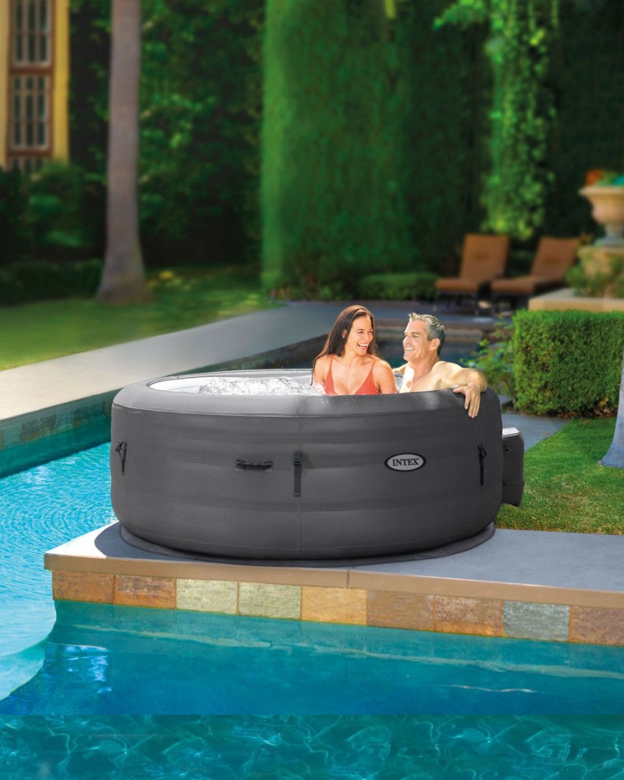 Spas INTEX | Simplespa Bubble Massage Inflatable Hot Tub -- 4 Person