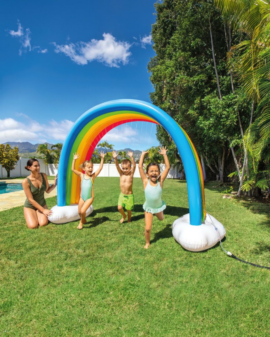 Floats & Toys INTEX | Rainbow Cloud Inflatable Sprinkler Toy