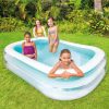 Above Ground Pools INTEX | Swim Center® Inflatable Family Pool - Transparent/Blue