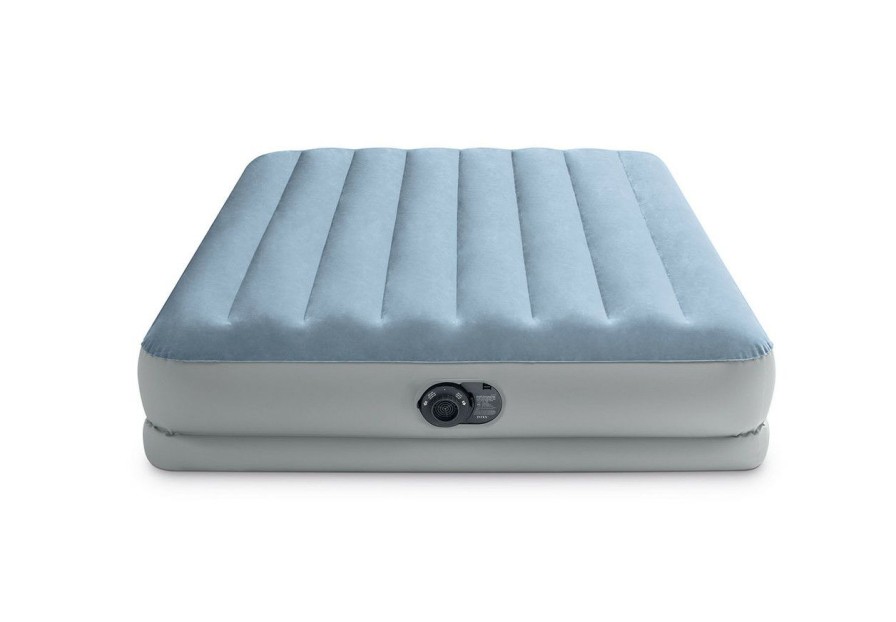 Air Mattresses INTEX | Dura-Beam® Plus Mid-Rise Comfort-Rest® Air Mattress 14" Queen W/ Built-In Electric Pump