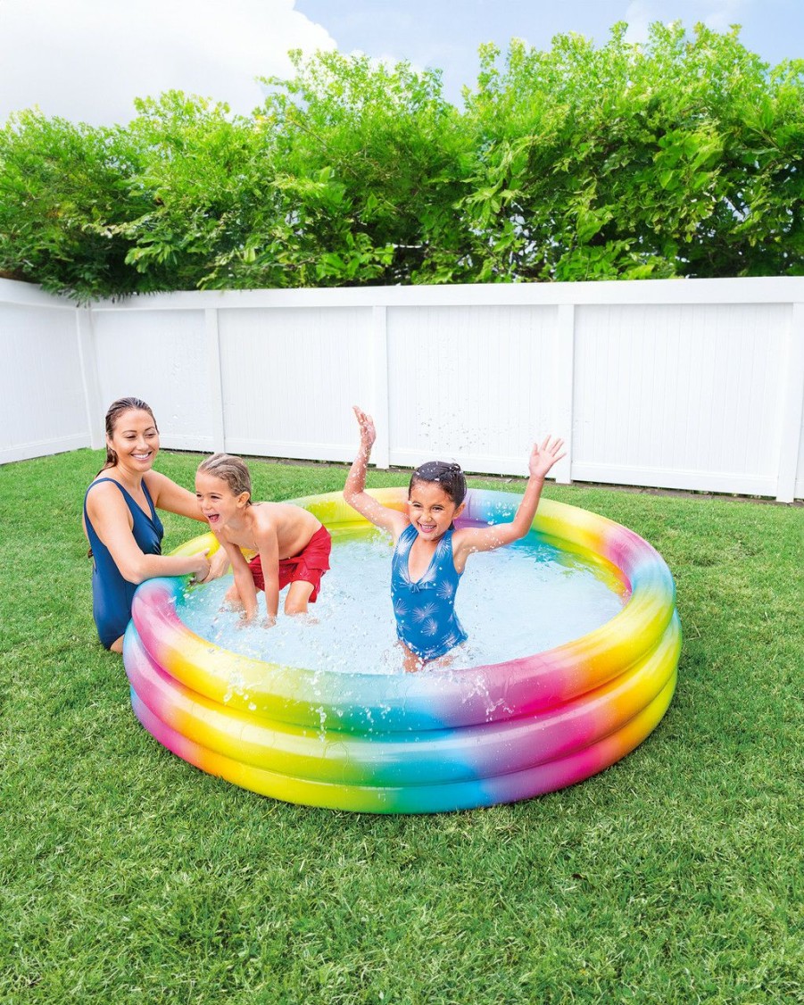 Above Ground Pools INTEX | Rainbow Ombre Inflatable Pool - 66" X 15"