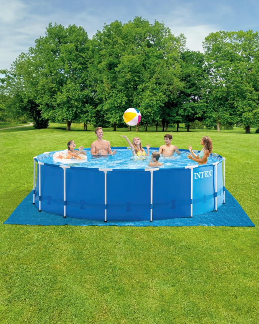 Above Ground Pools INTEX | Metal Frame 15' X 48" Above Ground Pool W/ Filter Pump