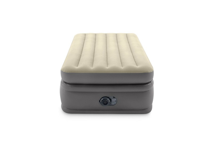 Air Mattresses INTEX | Dura-Beam® Plus Prime Comfort Air Mattress 20" Twin W/ Built-In Electric Pump