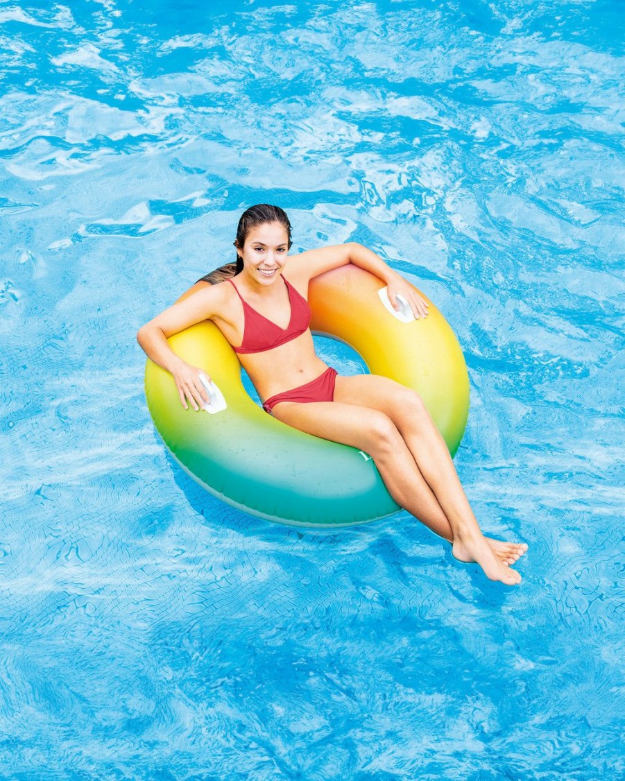 Floats & Toys INTEX | Rainbow Ombre Inflatable Pool Swim Tube