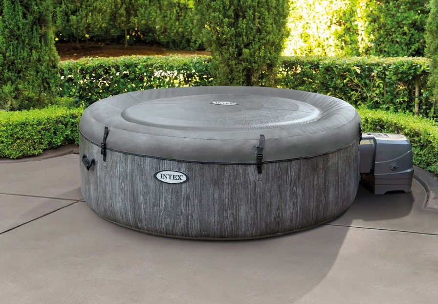 Spas INTEX | Purespa™ Greywood Deluxe Inflatable Hot Tub Set - 4 Person