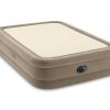 Air Mattresses INTEX | Dura-Beam® Deluxe Thermalux Air Mattress 20" Queen W/ Built-In Electric Pump - Tan