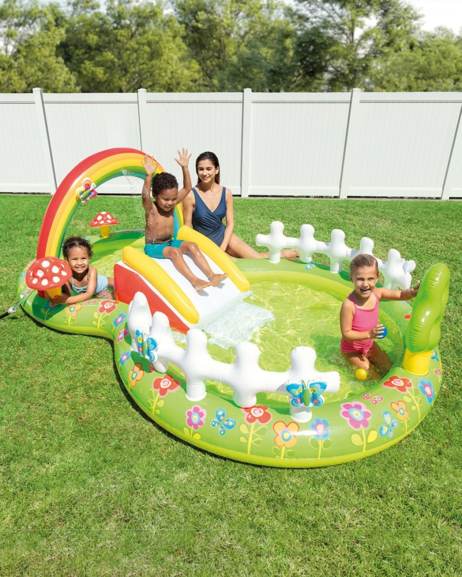 Floats & Toys INTEX | My Garden Inflatable Play Center W/ Slide