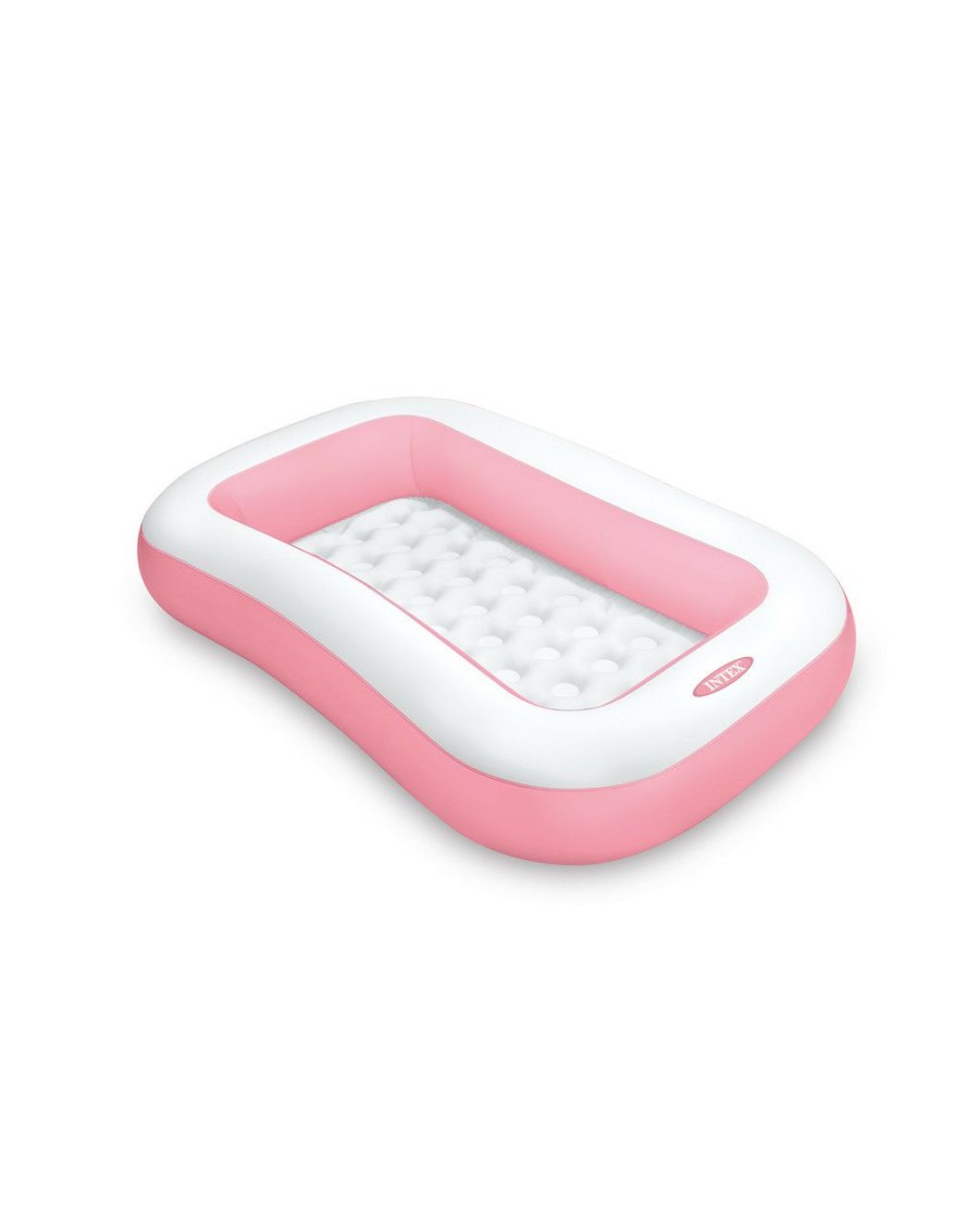 Above Ground Pools INTEX | Pink Rectangular Inflatable Kiddie Pool