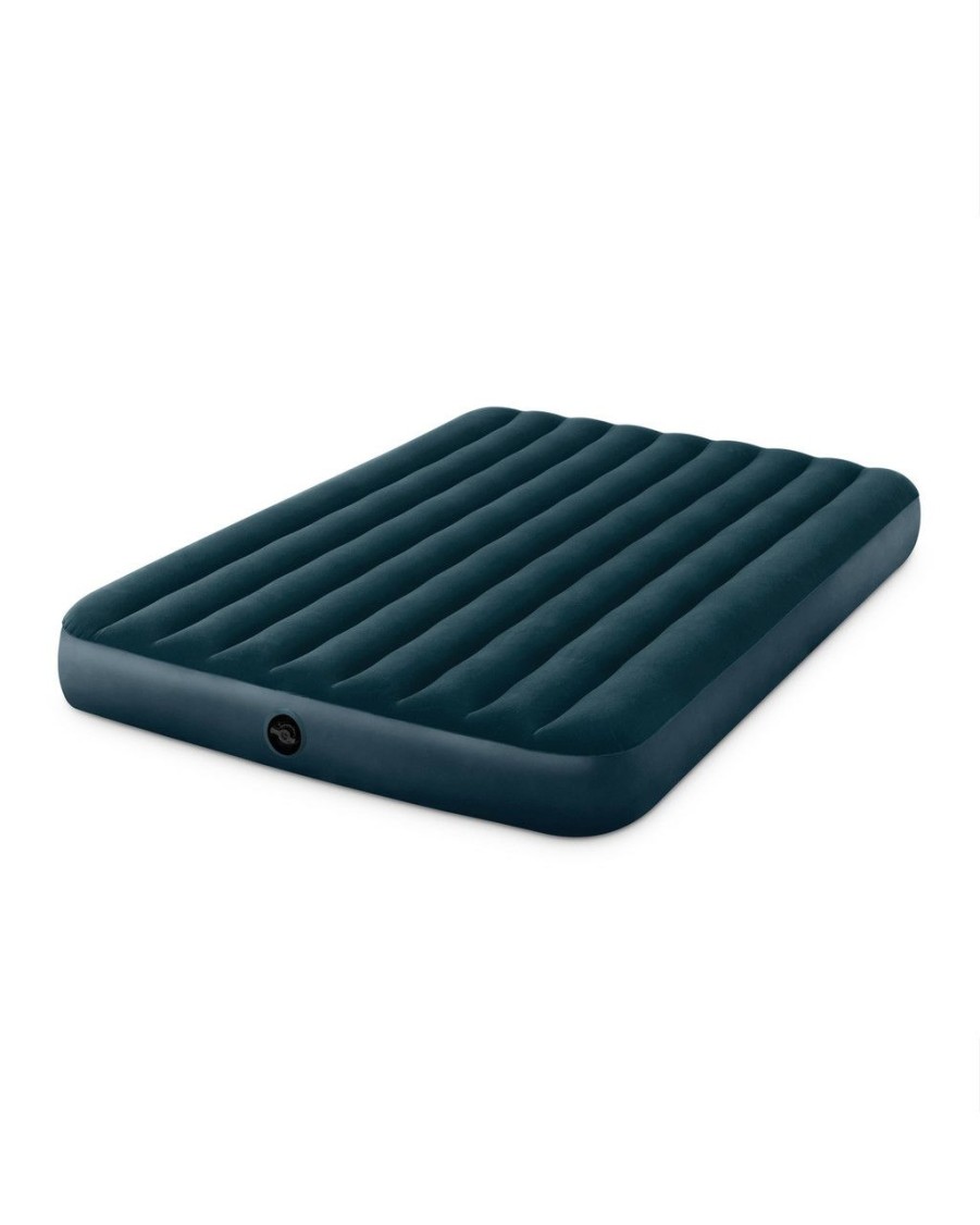 Air Mattresses INTEX | Dura-Beam® Standard Midnight Green Downy Air Mattress 10" Queen (Pump Not Included)