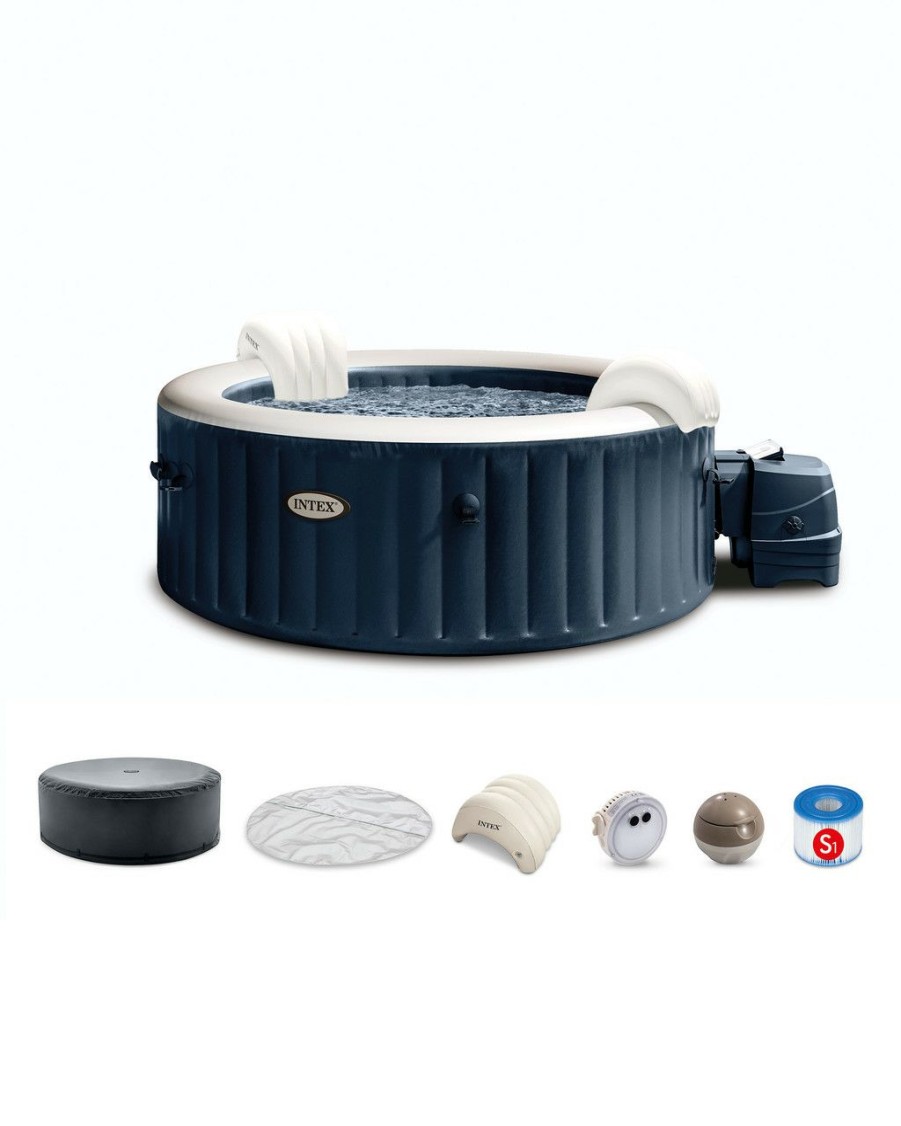 Spas INTEX | Purespa™ Plus Bubble Inflatable Hot Tub Set - 4 Person