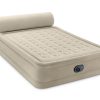 Air Mattresses INTEX | Dura-Beam® Headboard Air Mattress 18" Queen W/ Built-In Electric Pump