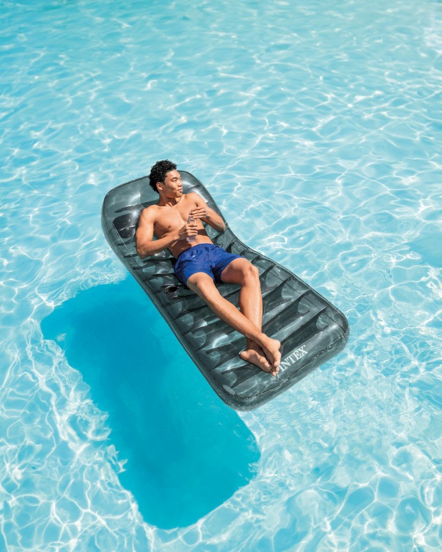 Floats & Toys INTEX | Cool Grey Inflatable Floating Mat