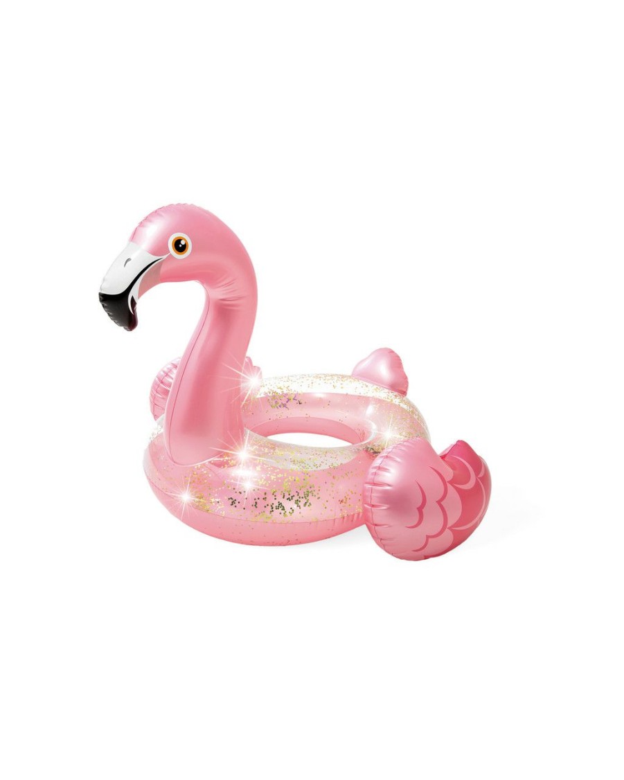 Floats & Toys INTEX | Sparkling Glitter Flamingo Inflatable Pool Swim Tube