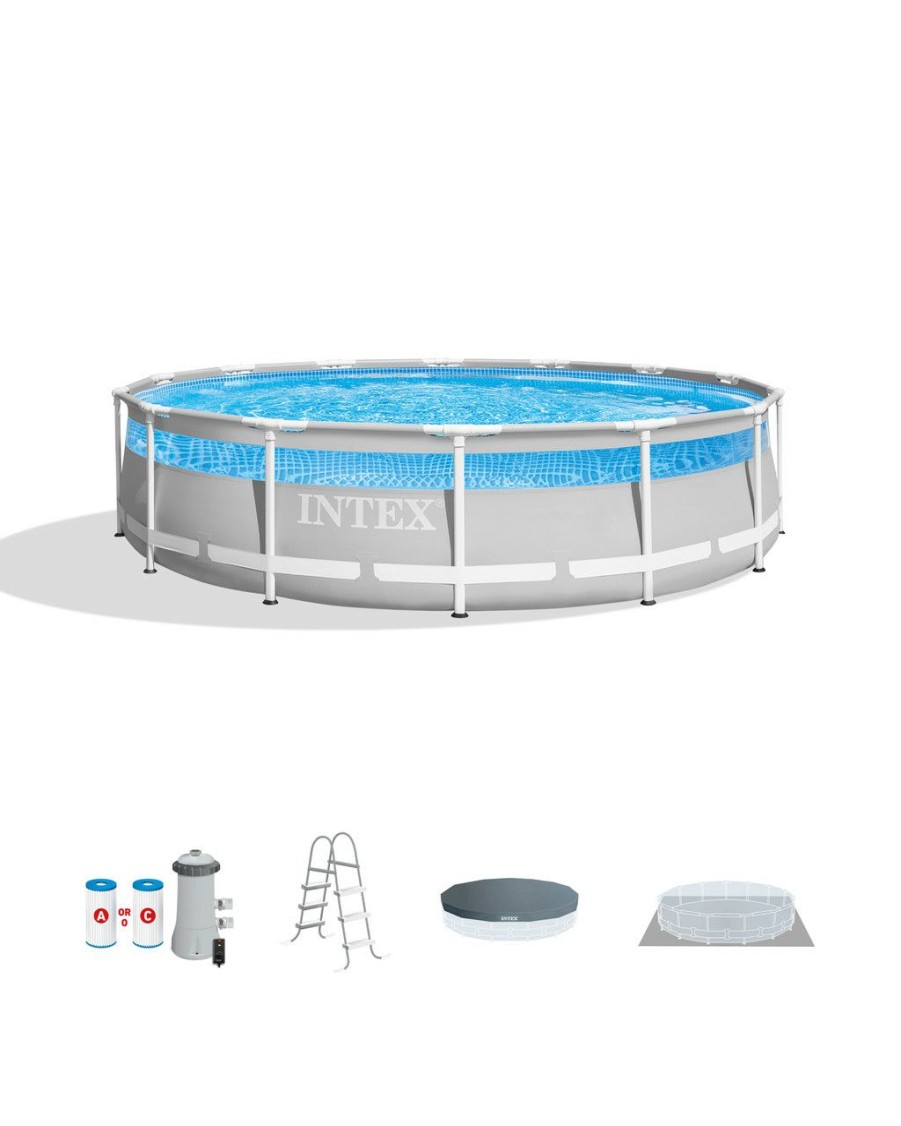 Above Ground Pools INTEX | Clearview Prism Frame™ Above Ground Pool Set - 14' X 42"