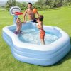 Above Ground Pools INTEX | Swim Center® Shootin' Hoops Inflatable Family Pool