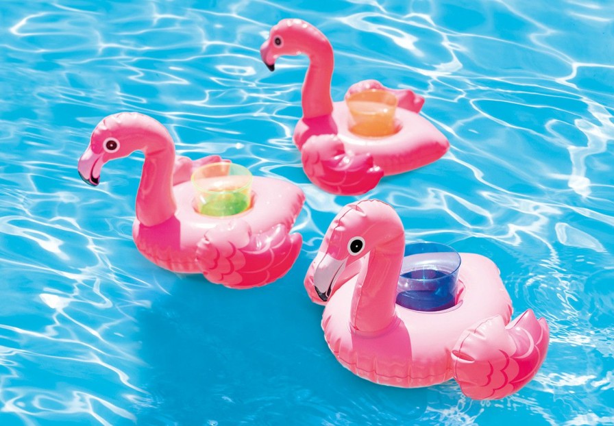 Floats & Toys INTEX | Flamingo Inflatable Drink Floaties - 3 Pack