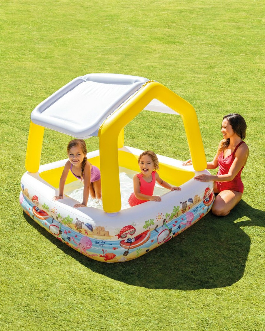 Above Ground Pools INTEX | Sun Shade Inflatable Kiddie Pool