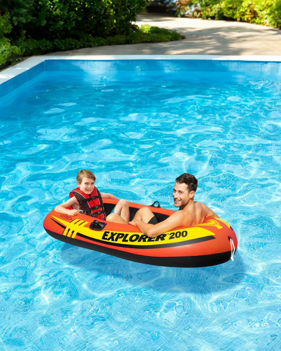 Floats & Toys INTEX | Explorer™ 200 Inflatable Boat - 2 Person (Boat Only)